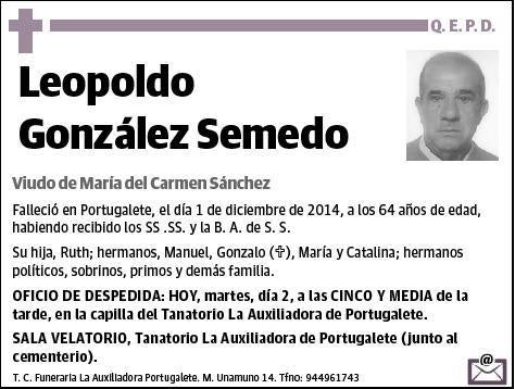 GONZALEZ SEMEDO,LEOPOLDO