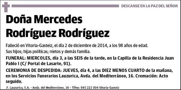 RODRIGUEZ RODRIGUEZ,MERCEDES