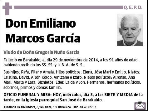 MARCOS GARCIA,EMILIANO