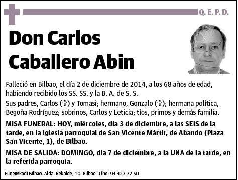 CABALLERO ABIN,CARLOS