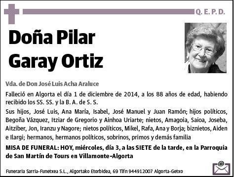 GARAY ORTIZ,PILAR