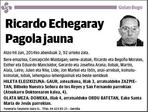 ECHEGARAY PAGOLA,RICARDO