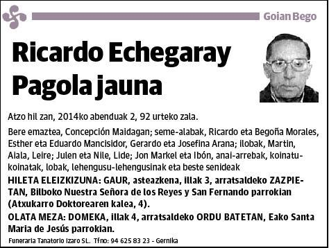 ECHEGARAY PAGOLA,RICARDO