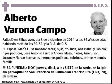 VARONA CAMPO,ALBERTO