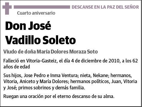 VADILLO SOLETO,JOSE