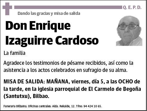 IZAGUIRRE CARDOSO,ENRIQUE