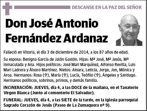 FERNANDEZ ARDANAZ,JOSE ANTONIO