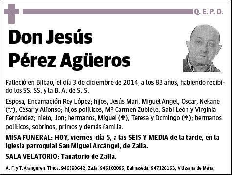 PEREZ AGÜEROS,JESUS