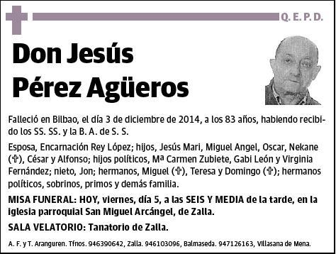 PEREZ AGÜEROS,JESUS