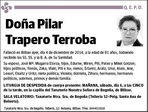 TRAPERO TERROBA,PILAR