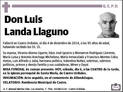 LANDA LLAGUNO,LUIS