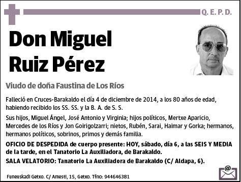 RUIZ PEREZ,MIGUEL