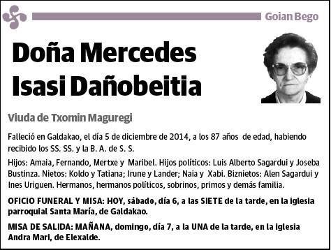 ISASI DAÑOBEITIA,MERCEDES