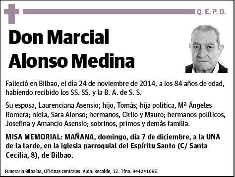 ALONSO MEDINA,MARCIAL