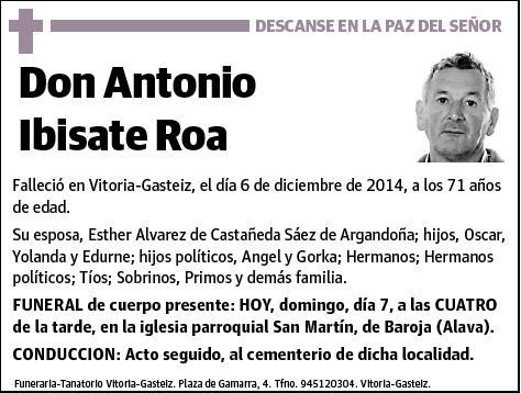 IBISATE ROA,ANTONIO