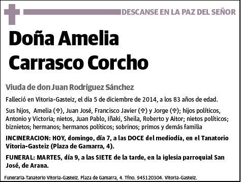 CARRASCO CORCHO,AMELIA