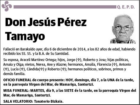 PEREZ TAMAYO,JESUS