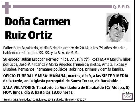 RUIZ ORTIZ,CARMEN