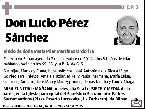 PEREZ SANCHEZ,LUCIO