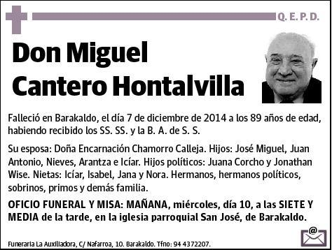 CANTERO HONTALVILLA,MIGUEL