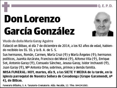 GARCIA GONZALEZ,LORENZO