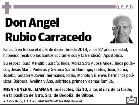 RUBIO CARRACEDO,ANGEL