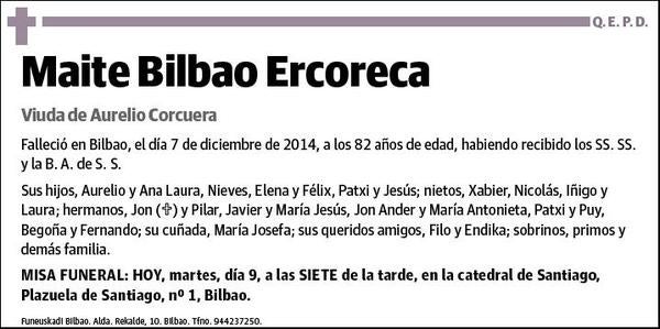 BILBAO ERCORECA,MAITE