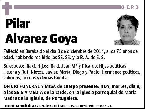 ALVAREZ GOYA,PILAR