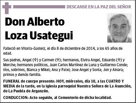 LOZA USATEGUI,ALBERTO