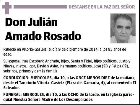 AMADO ROSADO,JULIAN