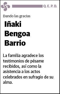 BENGOA BARRIO,IÑAKI