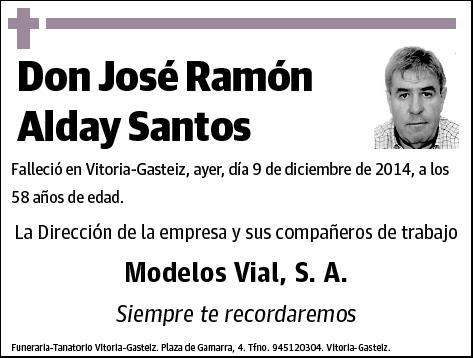 ALDAY SANTOS,JOSE RAMON