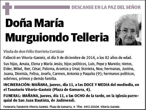 MURGUIONDO TELLERIA,MARIA