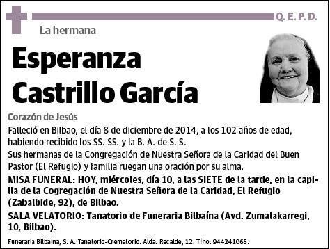 CASTRILLO GARCIA,ESPERANZA