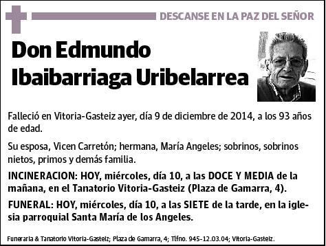 IBAIBARRIAGA URIBELARREA,EDMUNDO