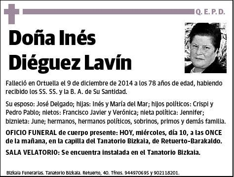 DIEGUEZ LAVIN,INES