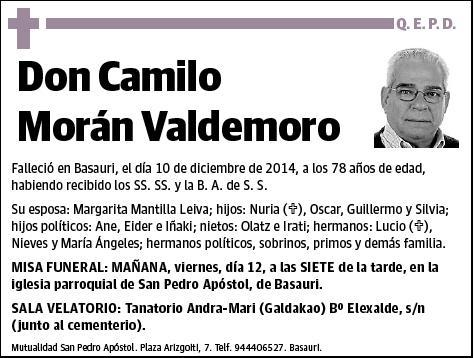 MORAN VALDEMORO,CAMILO