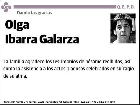 IBARRA GALARZA,OLGA