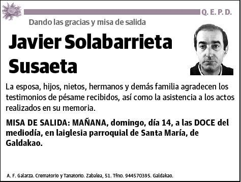 SOLABARRIETA SUSAETA,JAVIER