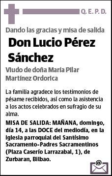 PEREZ SANCHEZ,LUCIO