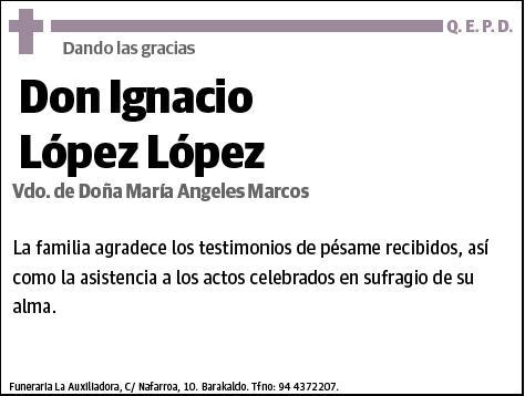 LOPEZ LOPEZ,IGNACIO