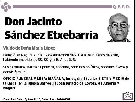 SANCHEZ ETXEBARRIA,JACINTO