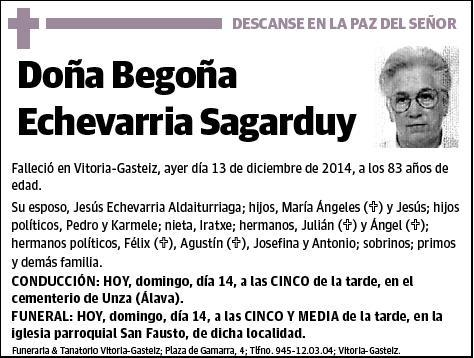 ECHEVARRIA SAGARDUY,BEGOÑA