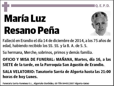 RESANO PEÑA,MARIA LUZ