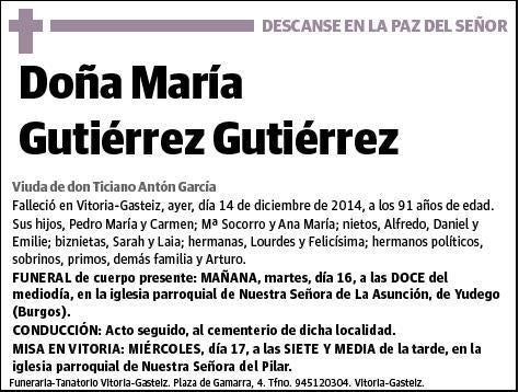 GUTIERREZ GUTIERREZ,MARIA