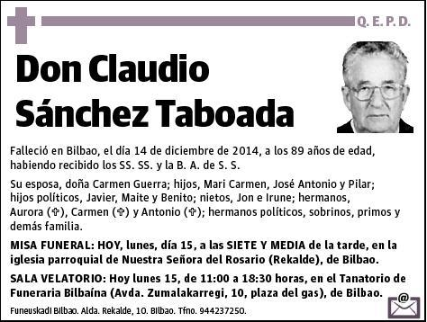 SANCHEZ TABOADA,CLAUDIO