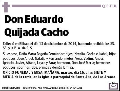 QUIJADA CACHO,EDUARDO