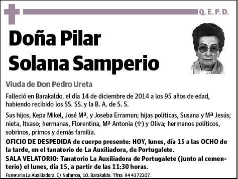 SOLANA SAMPERIO,PILAR