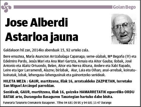 ALBERDI ASTARLOA,JOSE