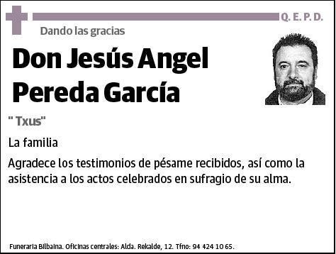 PEREDA GARCIA,JESUS ANGEL